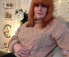 AuntJudys - Your 56yo Busty Mature Redhead Step-Aunt Melanie lets you fuck her